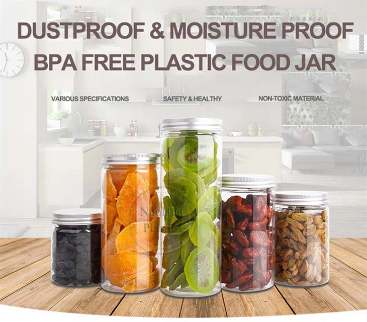 Kontenituri tal-plastik ta '4 Oz bl-għotjien
