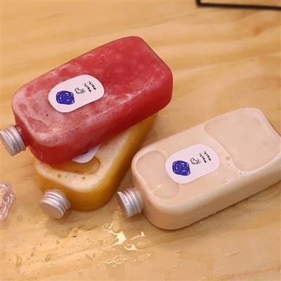 400ml 500ml Pet Plastic Drinking Bottles With Aluminum Lids