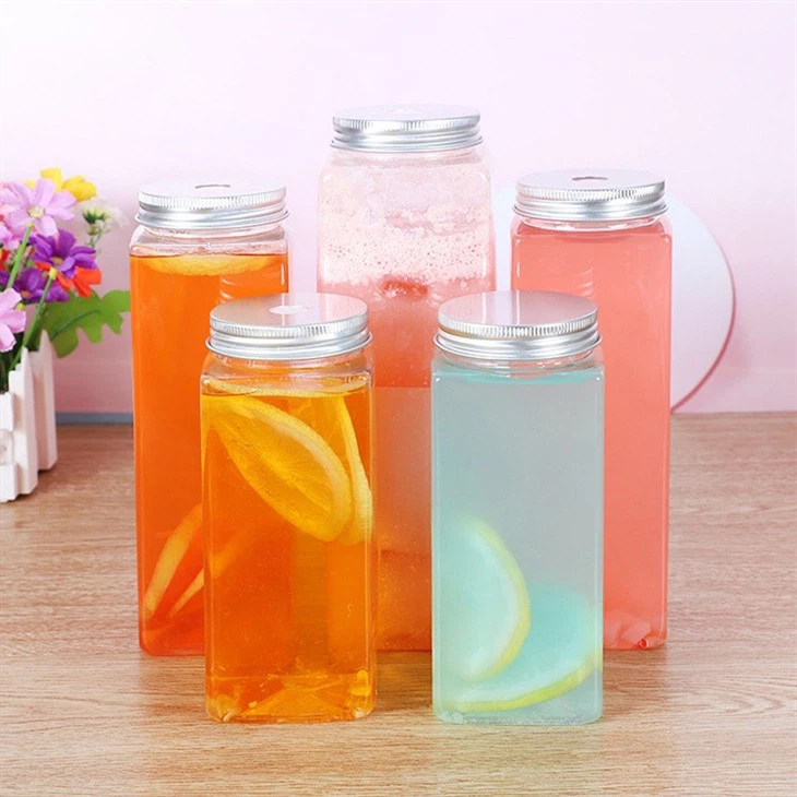 500ml PET Drinking Bottle Juice Bottles Wide Mouth