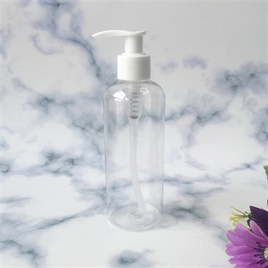 100ml 120ml 200ml 250 Ml Roża abjad Trasparenti Skincare Shampoo Ippakkjar tal-plastik Lotion Kosmetiċi Pompa Flixkun