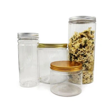 Vażett tal-plastik ċar b'għatu