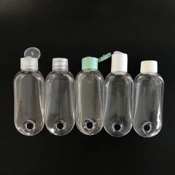 Flixkun Sanitizer tal-idejn tal-plastik bil-Keychain